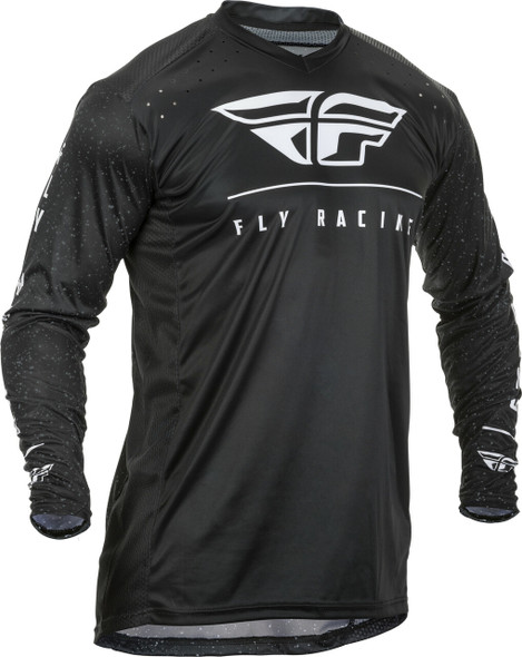 Fly Racing Lite Jersey Black/White 2X 373-7212X