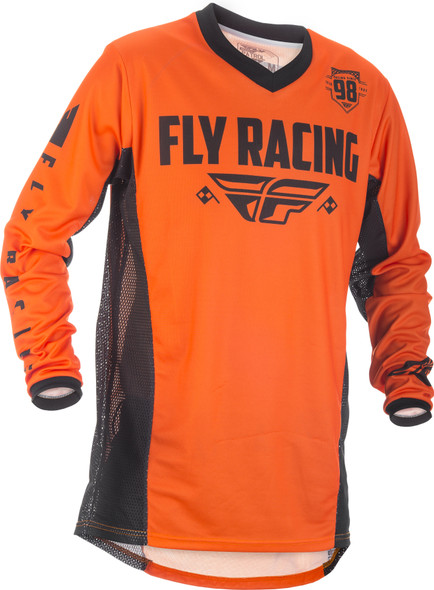 Fly Racing Patrol Jersey Orange/Black Lg 371-640L