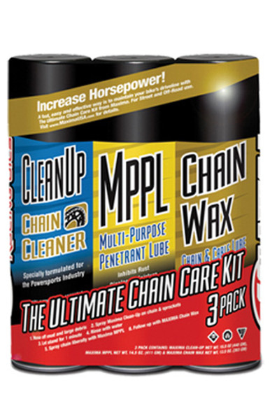 Maxima Chain Wax Ultimate Chain Care Combo 3Pk Aerosol 70-749203