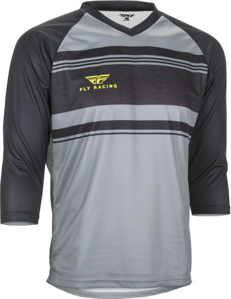 Fly Racing Ripa 3/4 Jersey Grey/Heather/Black Lg 352-0770L