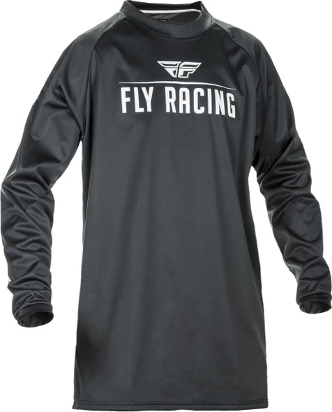 Fly Racing Windproof Jersey Black/Grey 2X 370-8002X