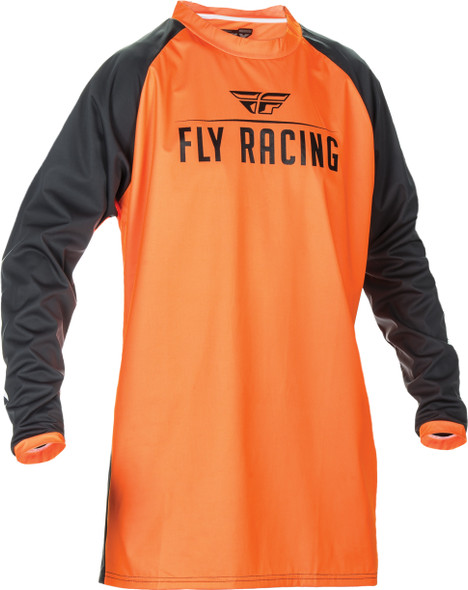 Fly Racing Windproof Jersey Flourescent Orange/Black Lg 370-807L