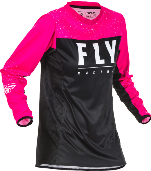 Fly Racing Women'S Lite Jersey Neon Pink/Black Yx 373-626Yx
