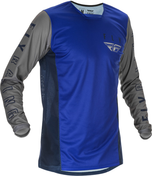 Fly Racing Youth Kinetic K121 Jersey Blue/Navy/Grey Yl 374-421Yl