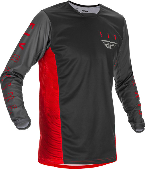 Fly Racing Youth Kinetic K121 Jersey Red/Grey/Black Yl 374-422Yl