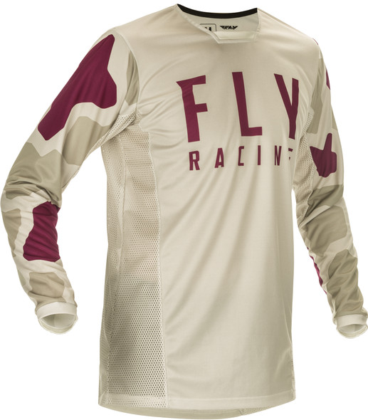 Fly Racing Youth Kinetic K221 Jersey Stone/Berry Yl 374-527Yl