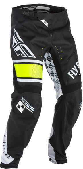 Fly Racing Kinetic Era Bicycle Pants Black/White Sz 32 371-02932