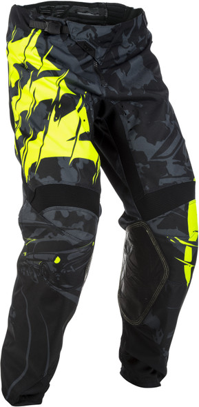 Fly Racing Kinetic Outlaw Pants Black/Hi-Vis Sz 38 371-53038