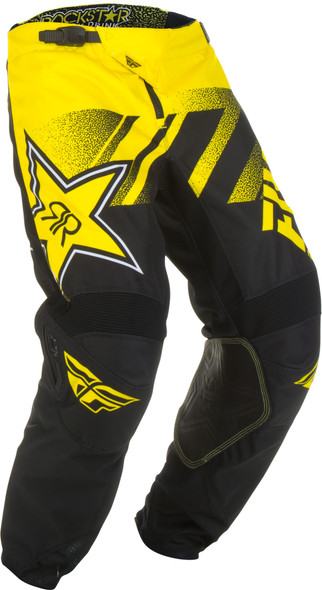 Fly Racing Kinetic Rockstar Pants Yellow/Black Sz 28 372-33328