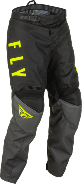 Fly Racing Youth F-16 Pants Grey/Black/Hi-Vis Sz 20 375-93220