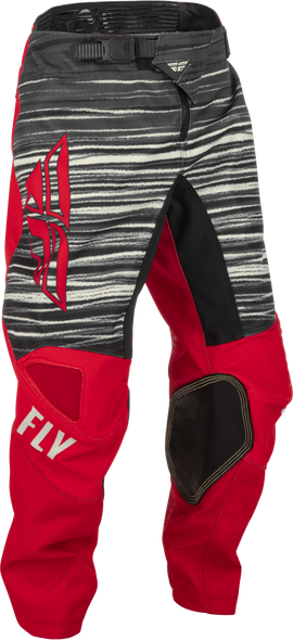 Fly Racing Youth Kinetic Wave Pants Red/Grey Sz 18 375-53718