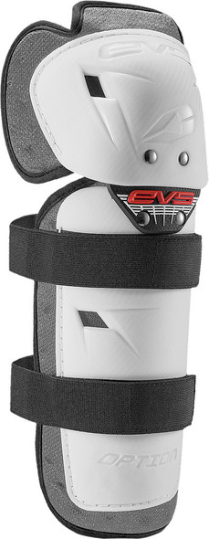 Evs Option Knee Pads White Youth Optk16-W-Y