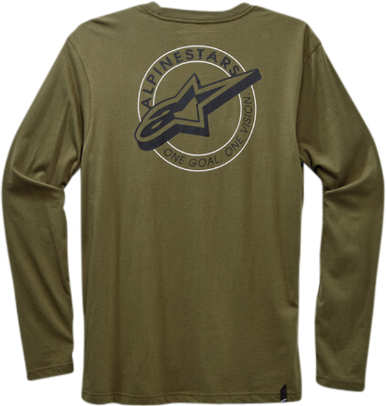 Alpinestars Hoops Ls Tee Military Xl 1230-74100-690-Xl