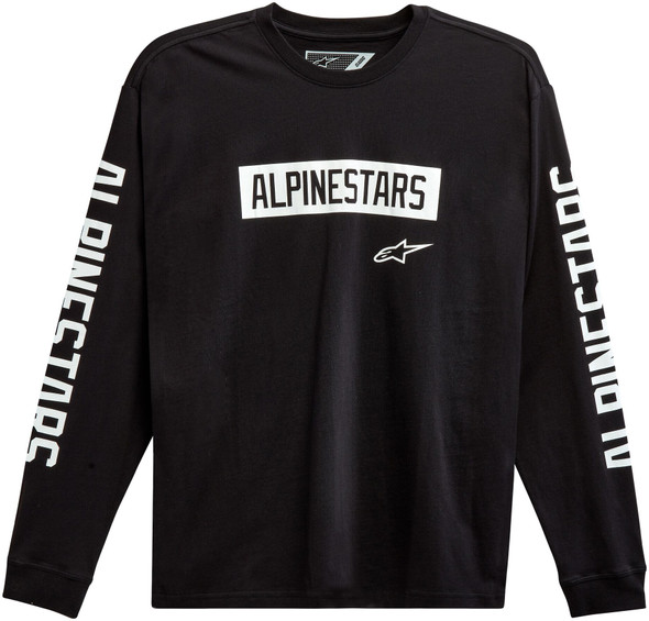 Alpinestars Ls Face Off Tee Black Xl 1213-71810-10-Xl