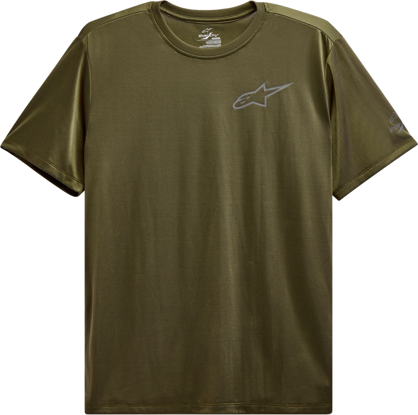 Alpinestars Pursue Performance Tee Military Green Lg 1232-72010-690-L