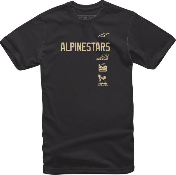 Alpinestars Stacker Tee Black 2X 1213-72630-10-Xxl
