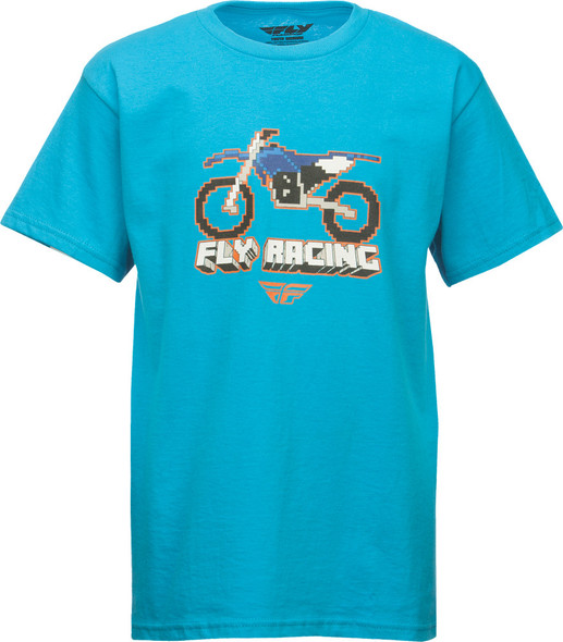 Fly Racing Digi Youth Tee Turquoise 3T 352-08513T