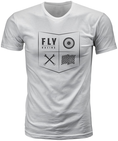 Fly Racing Fly All Things Moto Tee White Lg 352-1206L