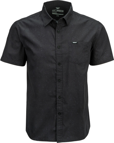 Fly Racing Fly Button Up Shirt Black 3X 352-62033X