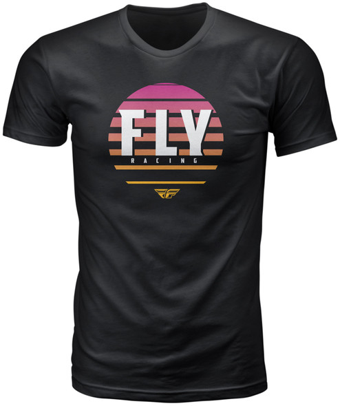 Fly Racing Fly Circle Tee Black Sm Black Sm 352-1196S