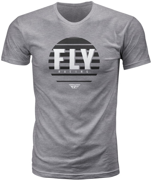 Fly Racing Fly Circle Tee Dark Grey Heather Md 352-1198M