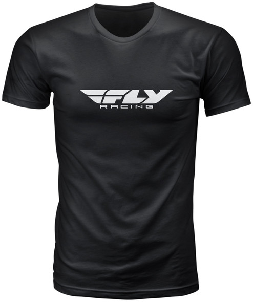 Fly Racing Fly Corporate Tee Black Lg 352-0930L