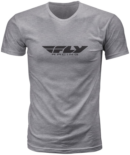 Fly Racing Fly Corporate Tee Dark Grey Heather Md 352-0936M