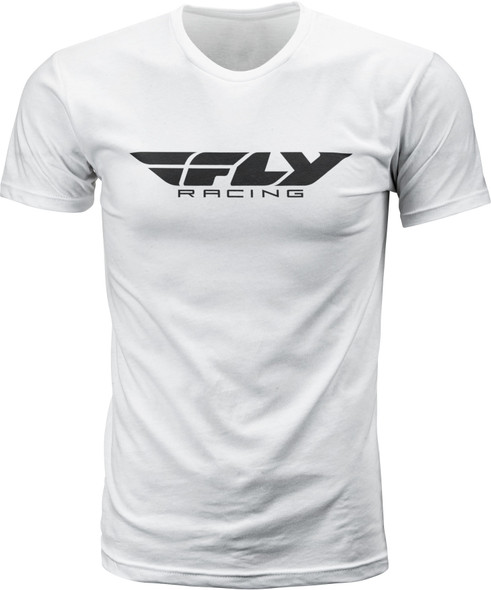 Fly Racing Fly Corporate Tee White Sm White Sm 352-0944S