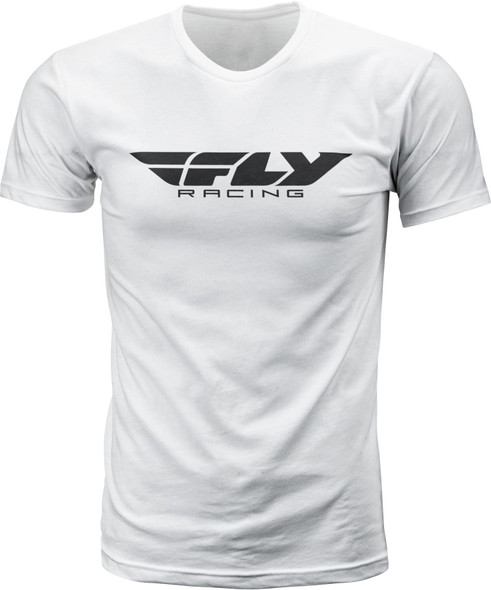 Fly Racing Fly Corporate Tee White Ys White Ys 352-0944Ys