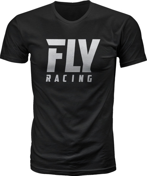 Fly Racing Fly Logo Tee Black Sm Black Sm 352-1170S