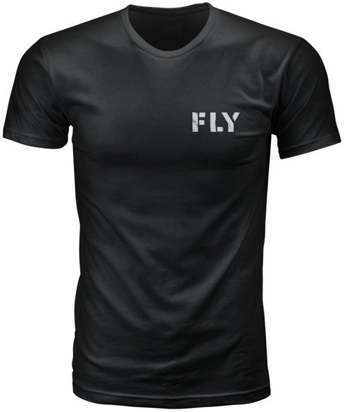Fly Racing Fly Military Tee Black Sm 352-0629S