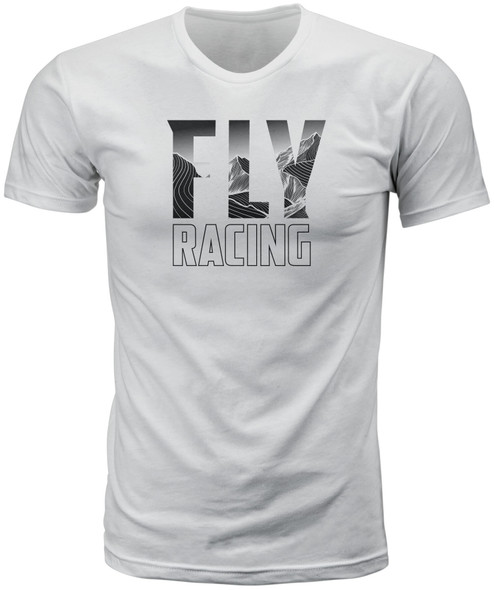 Fly Racing Fly Mountain Tee White Md 352-0642M