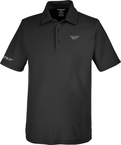 Fly Racing Fly Performance Polo Black Md 352-6010M