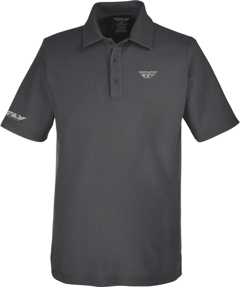 Fly Racing Fly Performance Polo Charcoal Sm 352-6016S