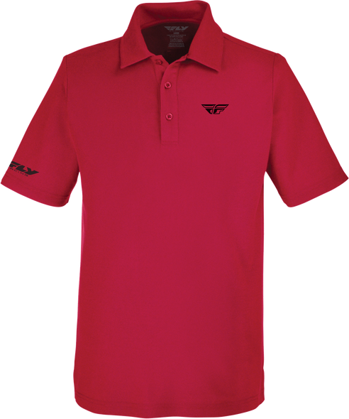 Fly Racing Fly Performance Polo Red Lg 352-6012L