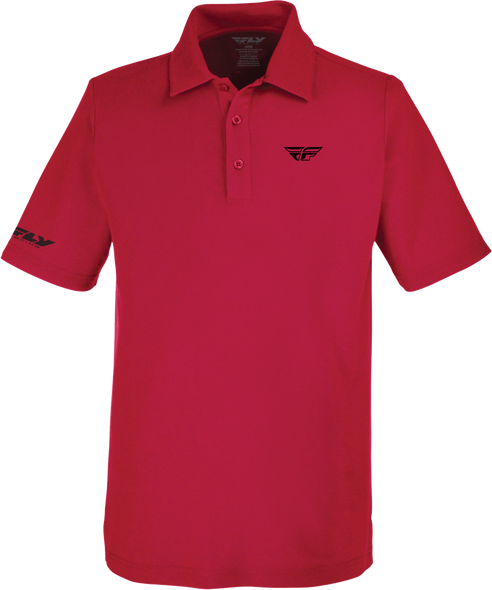 Fly Racing Fly Performance Polo Red Sm 352-6012S