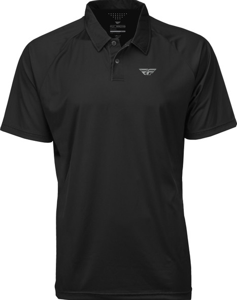 Fly Racing Fly Polo Shirt Black 2X 352-62102X