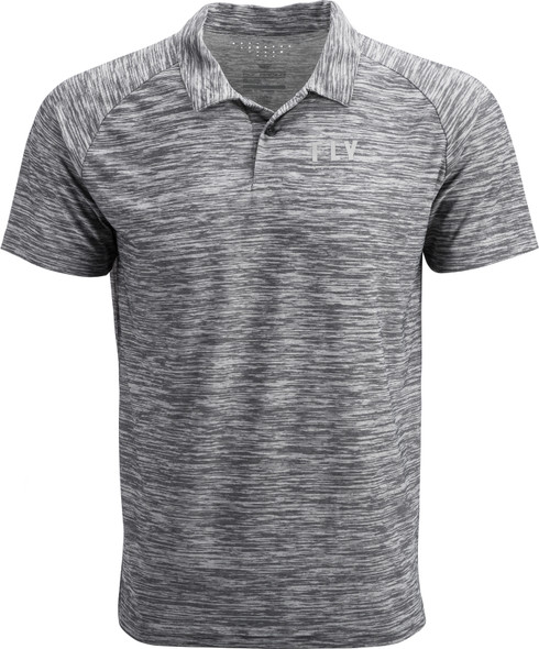 Fly Racing Fly Polo Shirt Grey Lg 352-6211L