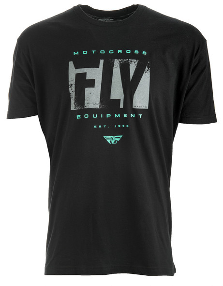 Fly Racing Fly Riot Tee Black Sm Black Sm 352-1070S