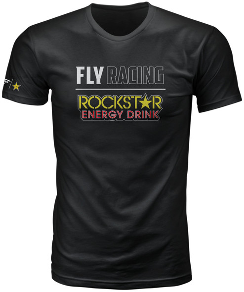 Fly Racing Fly Rockstar Logo Tee Black 2X 352-06482X