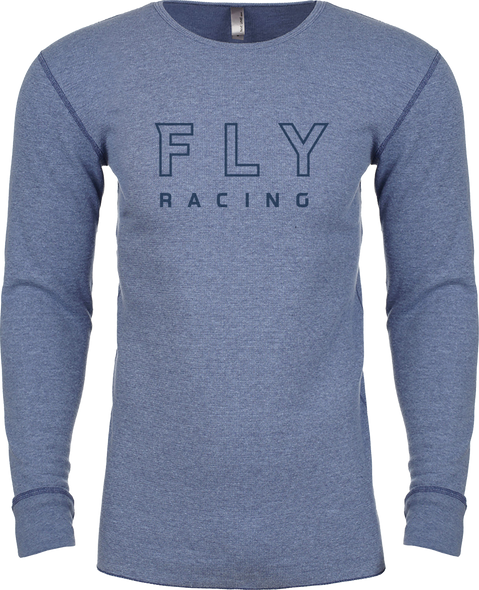 Fly Racing Fly Thermal Shirt Blue Heather 2X 352-41362X