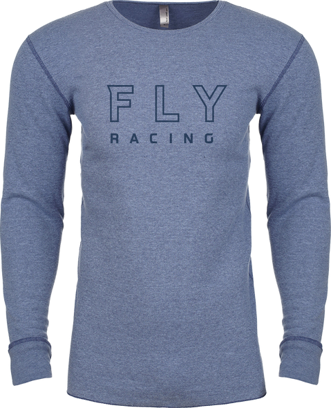 Fly Racing Fly Thermal Shirt Blue Heather Lg 352-4136L