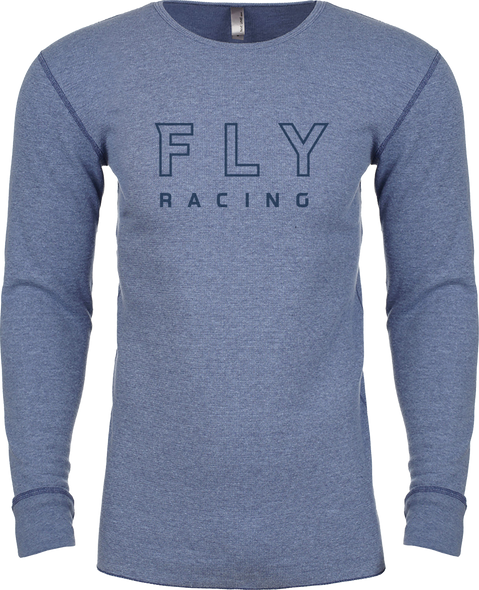 Fly Racing Fly Thermal Shirt Blue Heather Xl 352-4136X