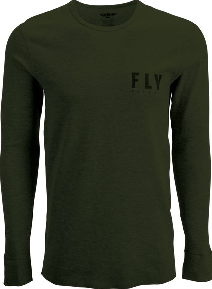 Fly Racing Fly Thermal Shirt Military Green Lg 352-4158L