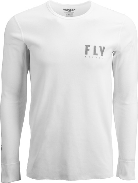 Fly Racing Fly Thermal Shirt White/Grey Lg 352-4154L