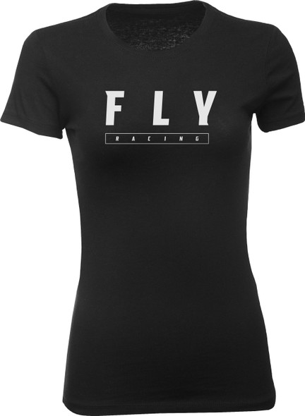 Fly Racing Fly Women'S Logo Tee Black Lg 356-0460L