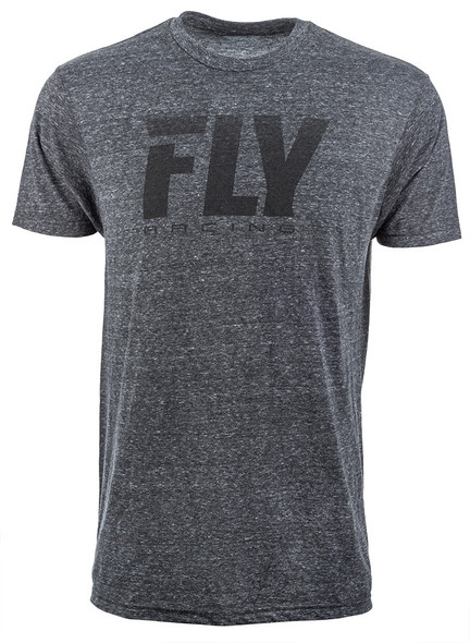 Fly Racing Logo Fade Tee Black Md 352-1010M