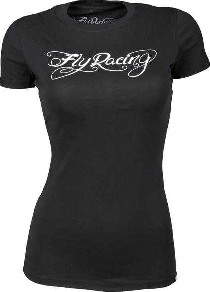 Fly Racing Logo Tee Black X 356-0140X