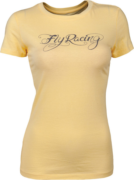 Fly Racing Logo Tee Yellow 2X 356-01492X