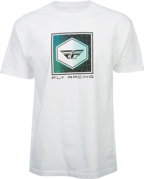 Fly Racing Spoke Tee White M 352-1004M